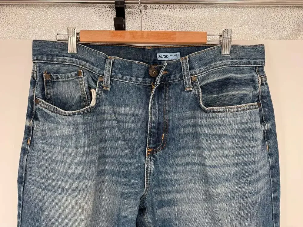 Apt 9 Relaxed Fit Denim Jeans Blue 34/30